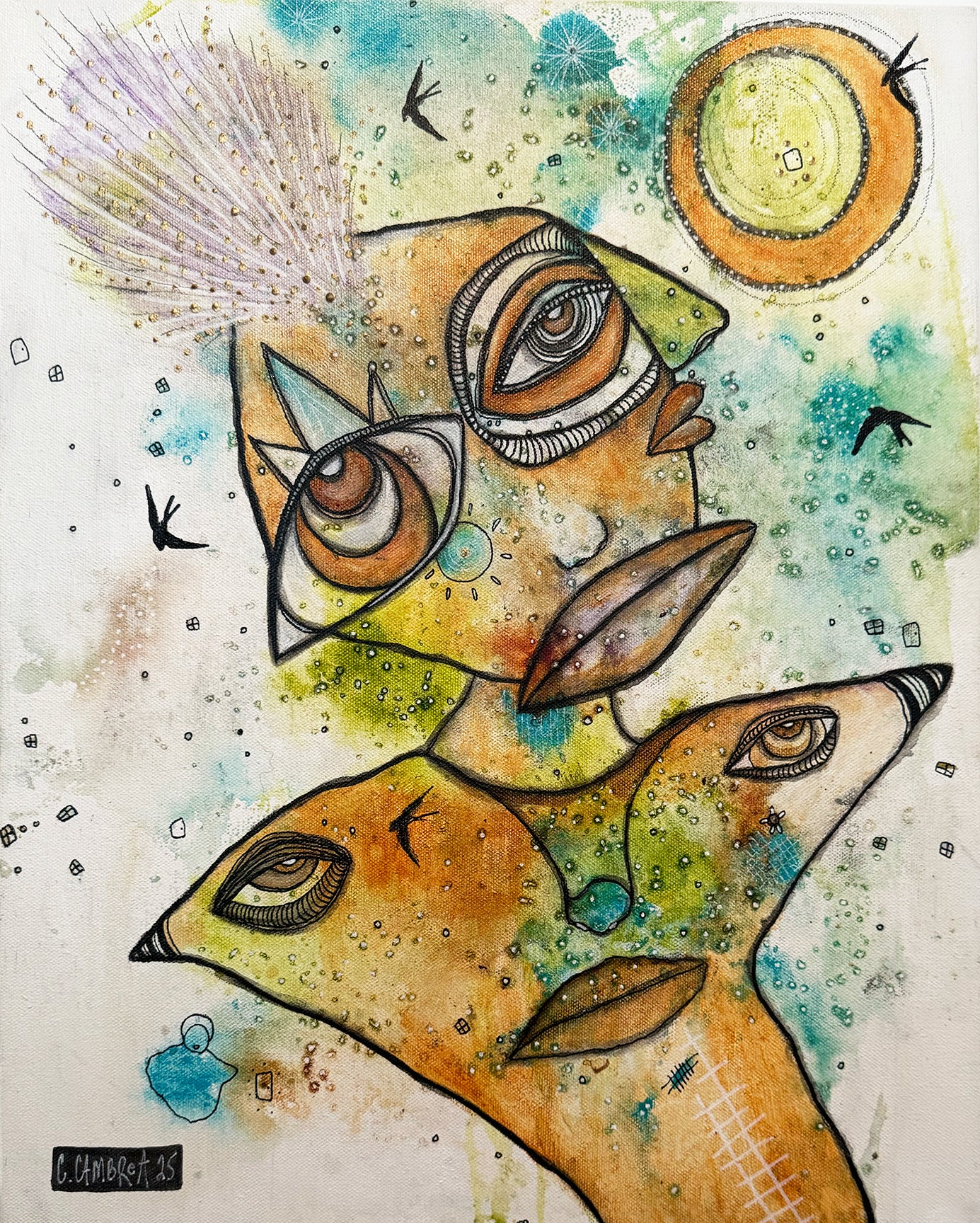 Fine Art on canvas "Can You Feel it?"