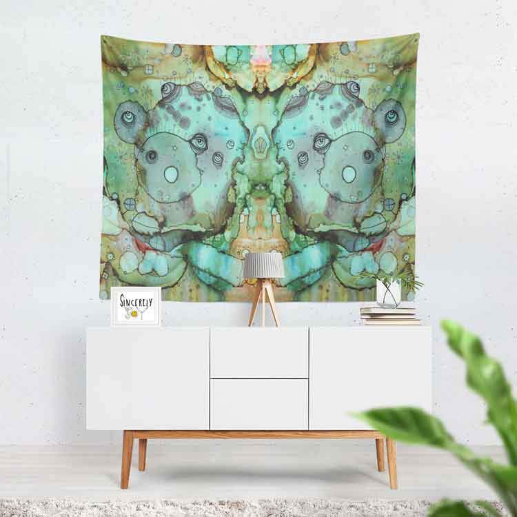 Wall Art Tapestry '4 Doors Away'