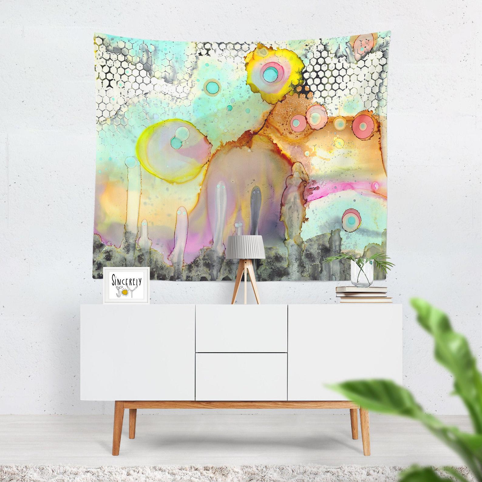 Wall Art Tapestry 'Look at Me'