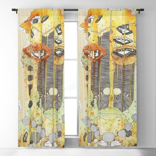 Window Curtains "Obatala"