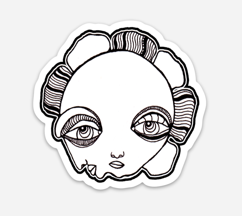 10 Pack of Vinyl Art Collector Stickers by C.Cambrea