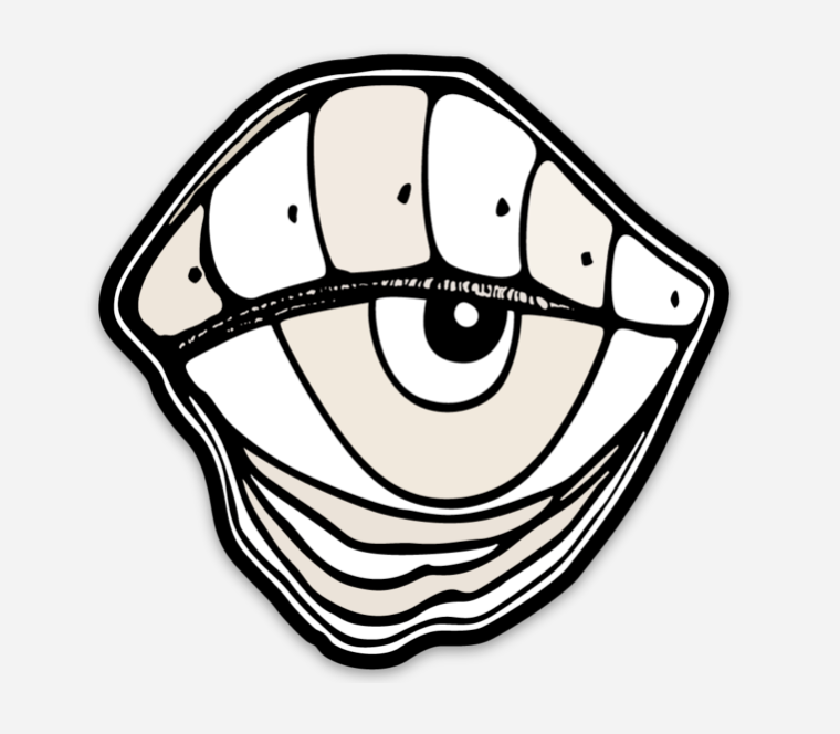 10 Pack of Vinyl Art Collector Stickers by C.Cambrea